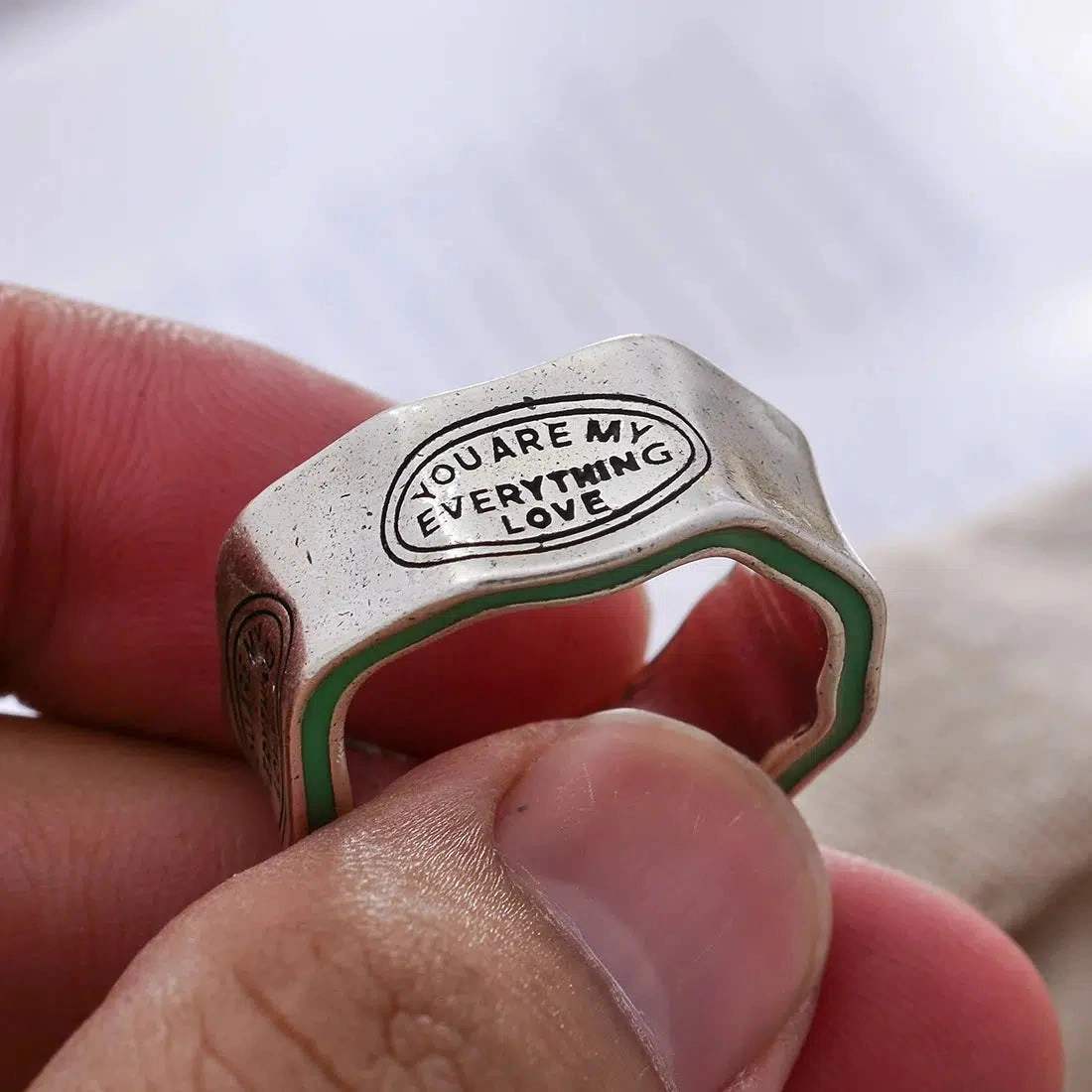Forever & Always Ring: My Everything. Simple, Sweet, Unforgettable.